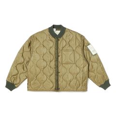 QUILTED JACKET （KHAKI / カーキ） ミリタリーブルゾン｜9262-BL01-003