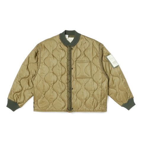 QUILTED JACKET （KHAKI / カーキ） ミリタリーブルゾン｜9262-BL01-003
