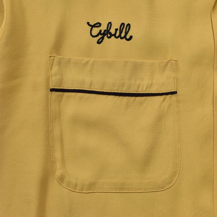 B.H.All Stars Rayon Bowling SH （YEL） ボーリング 半袖シャツ （イエロー）｜2605-5001