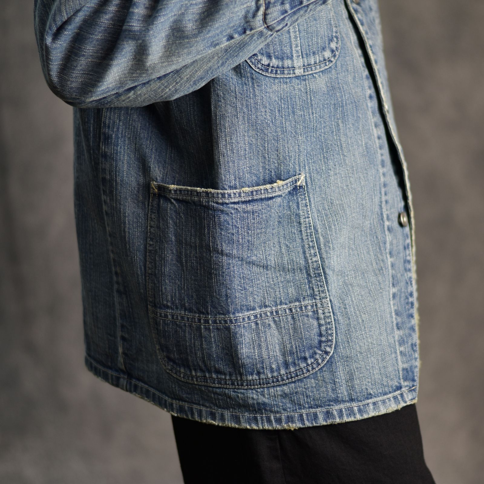 STEINBECK DENIM COVERALLS (BLUE) / デニムカバーオール （ブルー） / PC-005-3240-40
