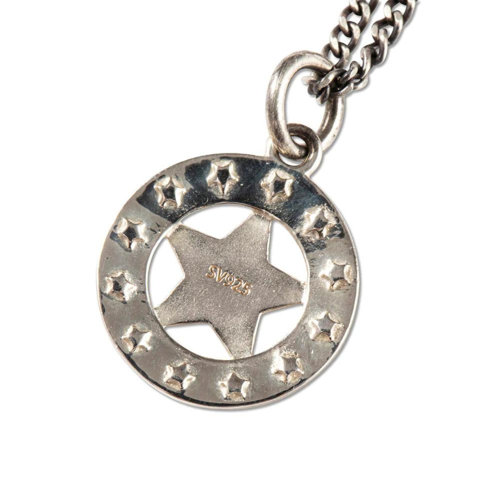 SILVER STAR CONCHO NECKLACE (SILVER) / シルバースターコンチョネックレス