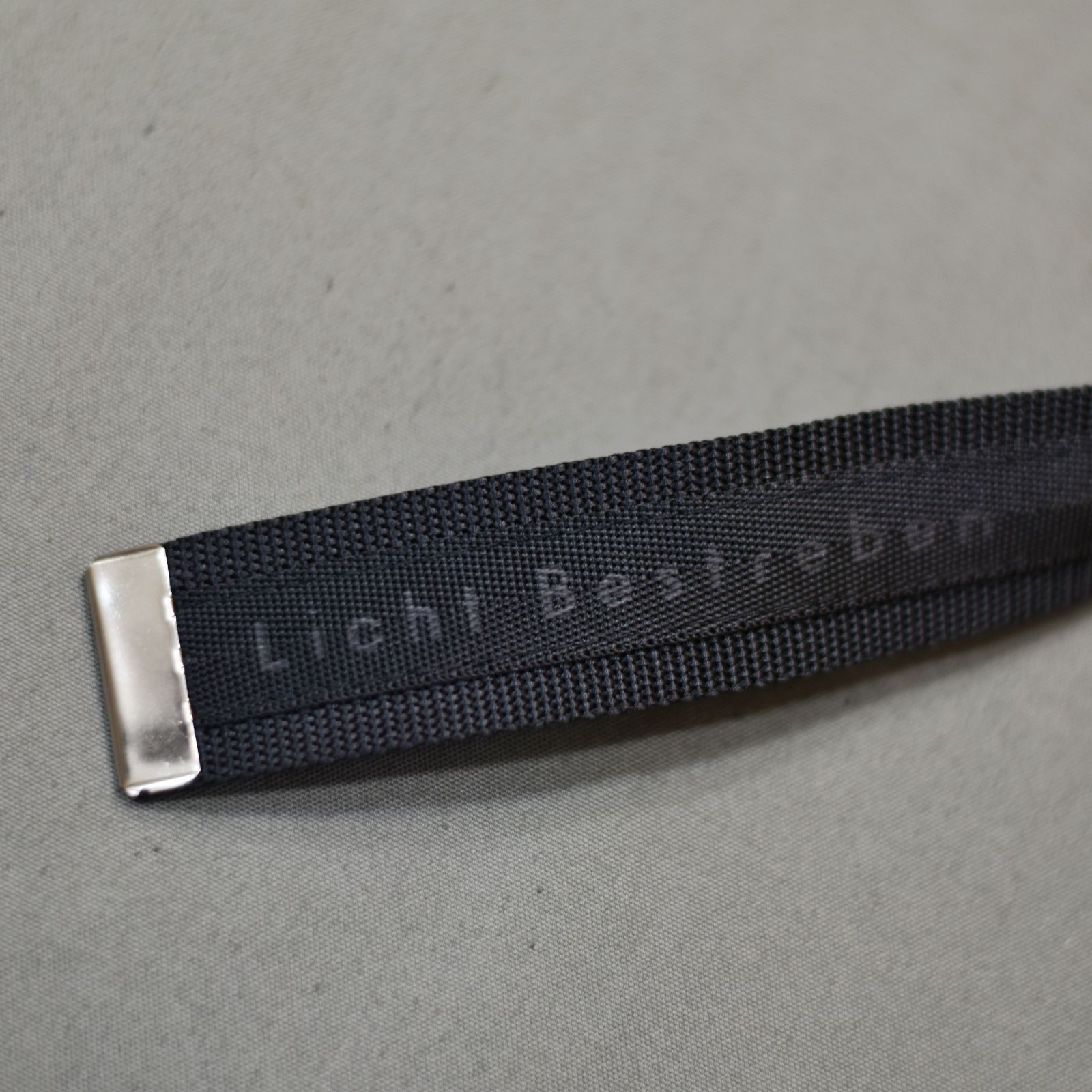 マグネットバックルロングベルト / LB22SS-AC01 (BLACK×BLACK)