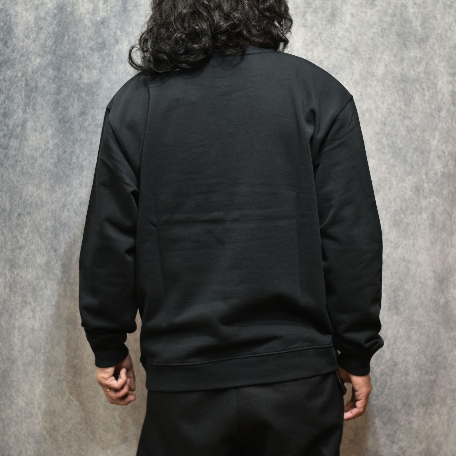 CUTRATE LOGO CREW NECK SWEAT (BLACK)｜プリント スウェット トレーナー｜CR-26SS005