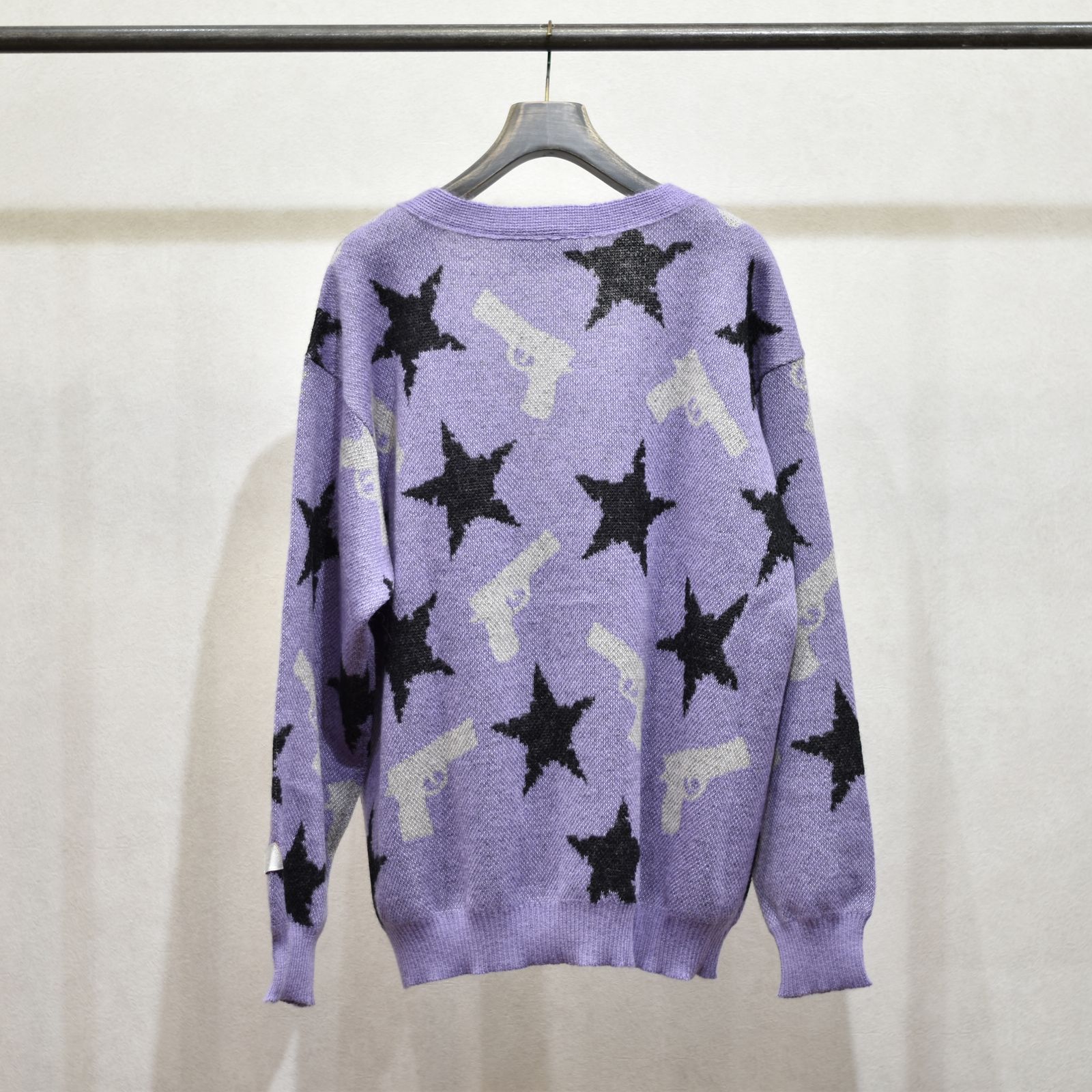 MOHAIR CARDIGAN 'STARS (PPL) / モヘアカーディガン