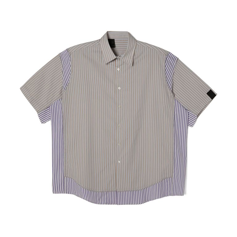 N.HOOLYWOOD 半袖シャツ36 ライトグレー 別注 MULTI PATERN S/S SHIRT(36 GREY): N.HOOLYWOOD: MENS｜THE