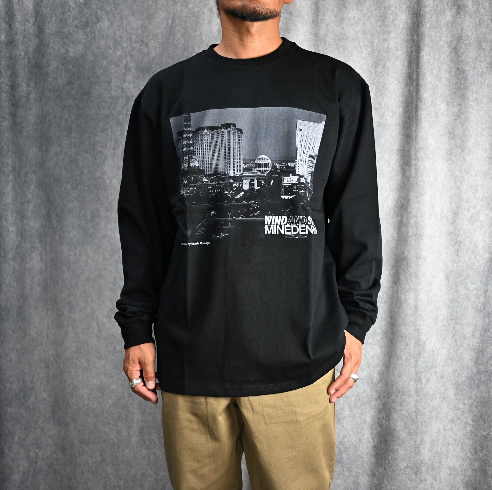 【国内買付】MINEDENIM x WIND AND SEA Photo L/S Tee ロンT 国内買付】MINEDENIM x WIND AND SEA Photo L/S Tee ロンT