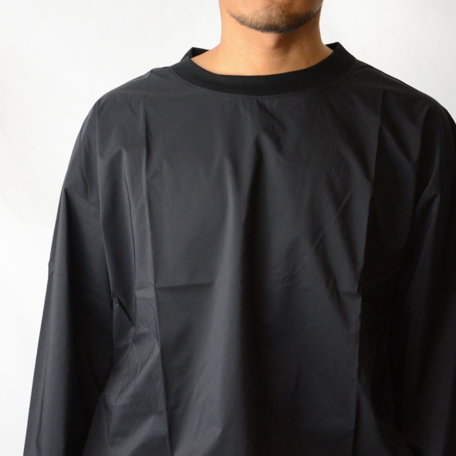 CREWNECK LONG SLEEVES （BLACK） / ロングスリーブ （ブラック）