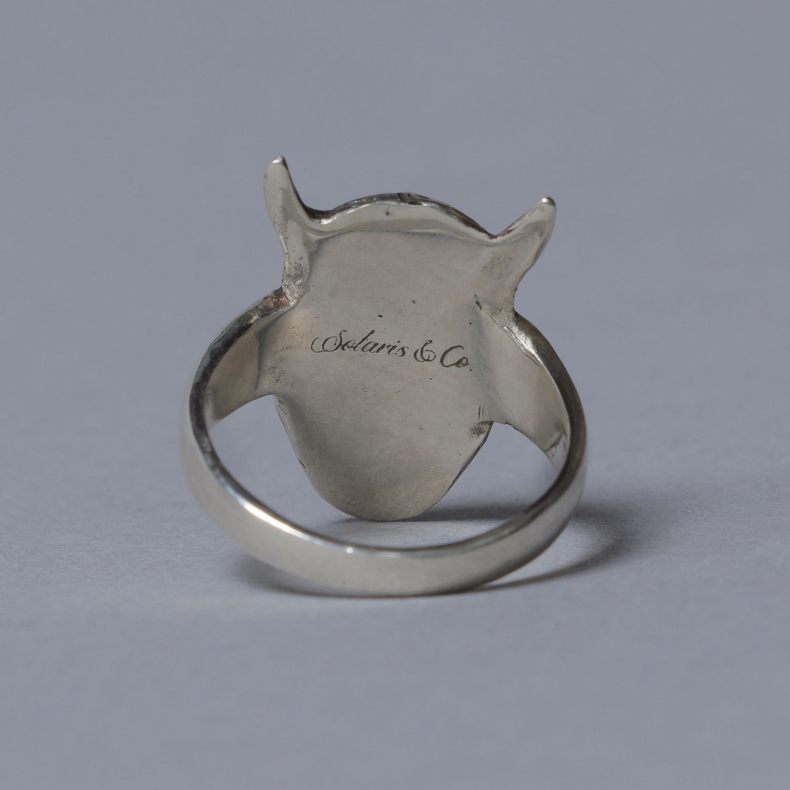 Silver925 Pinky Ring "DEVILWIFE" (SILVER) / ピンキーリング