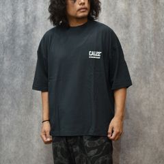 × SHELTECH®︎ CALEE NATIONAL LOGO WIDE TEE (BLACK)｜シェルテック キャリー ロゴ ワイド 半袖Tシャツ｜CL-SHELTECH004