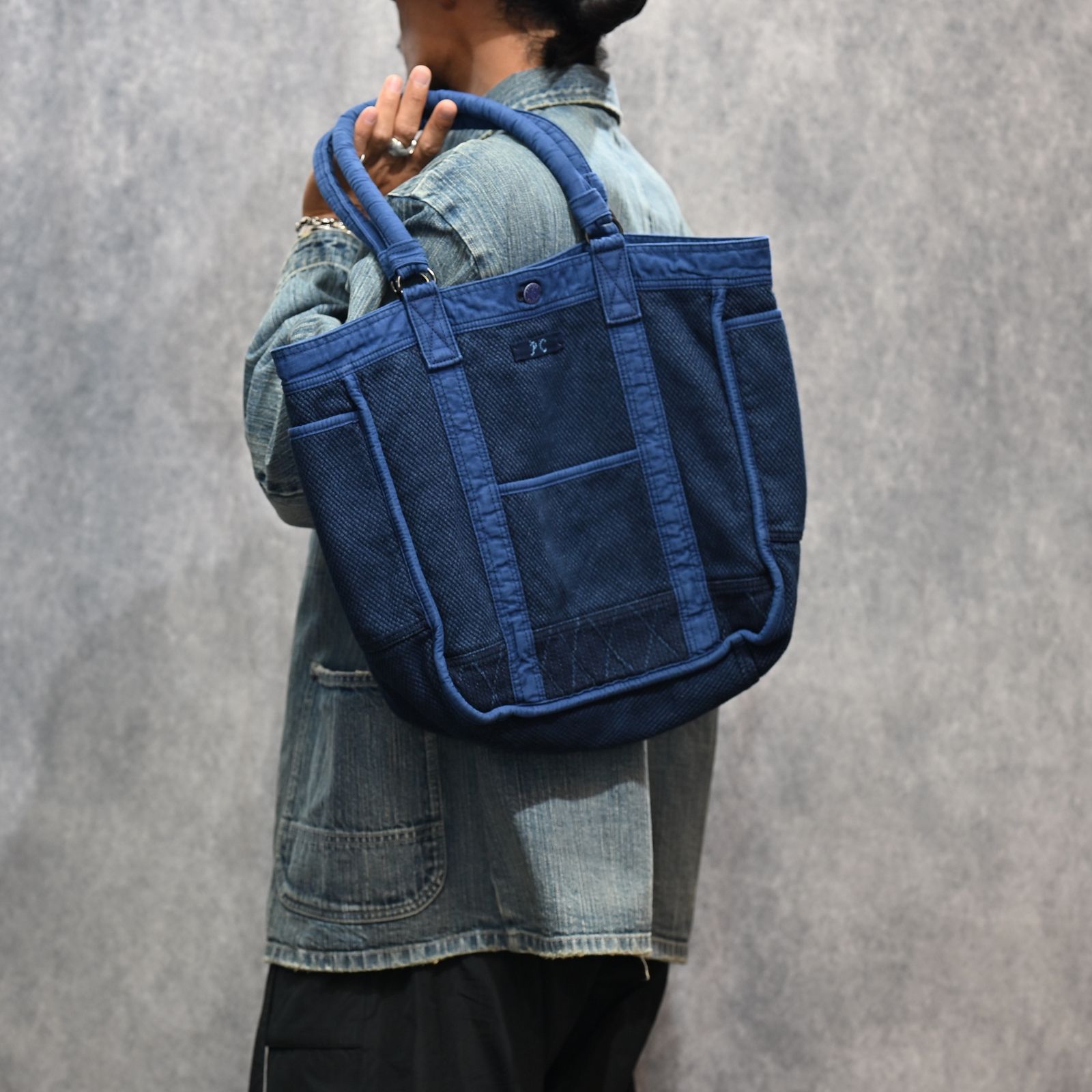 PC KENDO TOTE BAG （BLUE） / ピーシーケンドウトートバッグ （ブルー） / PC-001-322-40
