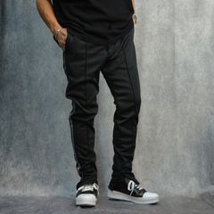 ポリエステル スキニージャージーパンツ （BLACK）