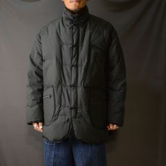 CHINESE DOWN JACKET  (BLACK) - チャイナ ダウンジャケット （ブラック）