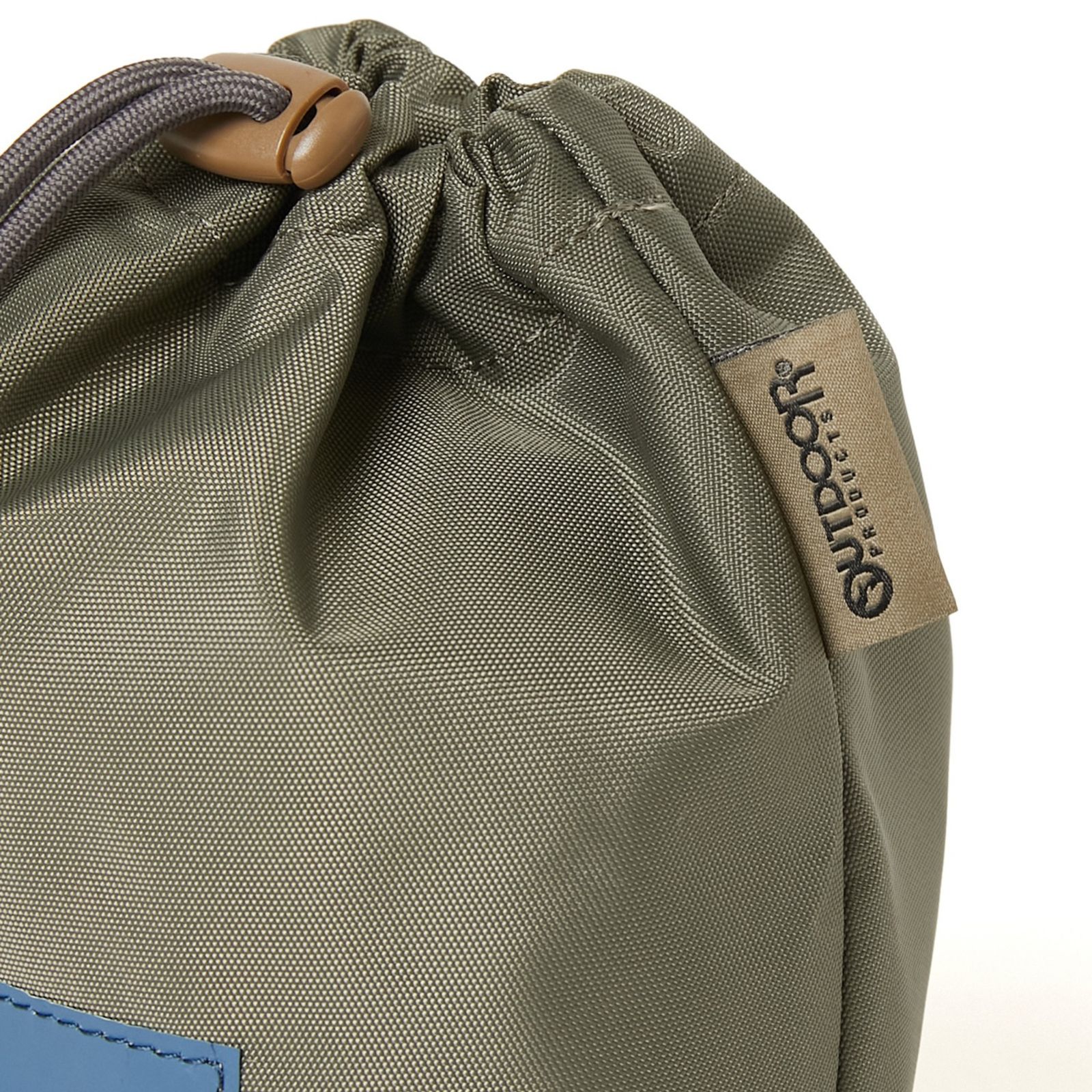 × OUTDOOR PRODUCTS DRAWSTRING BAG （KHAKI） / ナイロン バッグ （カーキ）