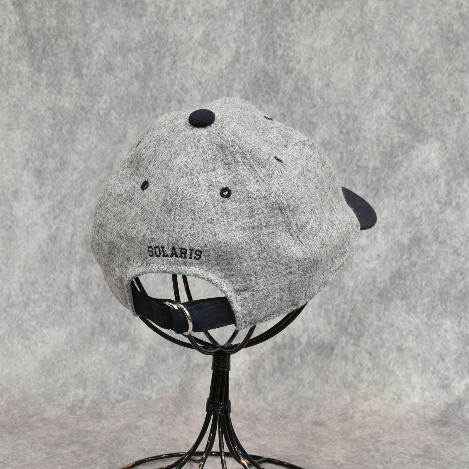 British Tweed Wool Cap "FANBOY" (LIGHT GRAY)｜ツイード キャップ｜Y01019