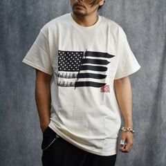 KNIFE FLAG LOGO S/S TEE (NATURAL) / プリントTシャツ
