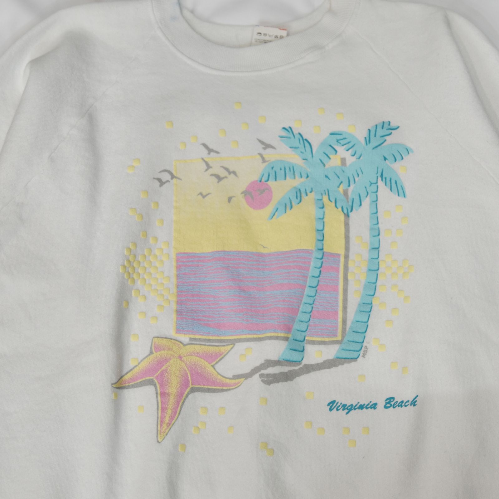 古着 80's / Fruit of the Loom フルーツオブザルーム 「Virginia Beach」 スウェットシャツ トレーナー / XLサイズ