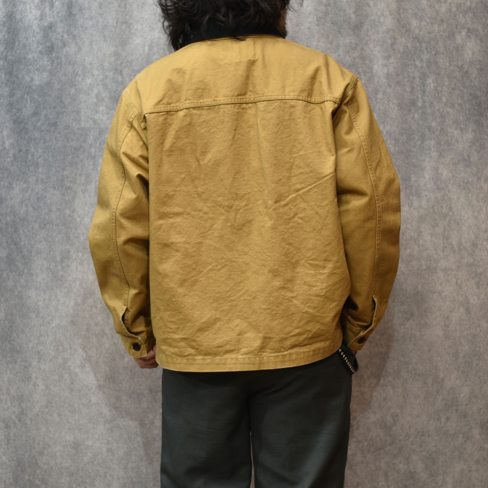 VINTAGE REPRODUCT CORDUROY COLLAR DUCK JACKET (CAMEL)｜襟コーデュロイ ダックジャケット｜CL-25AW016