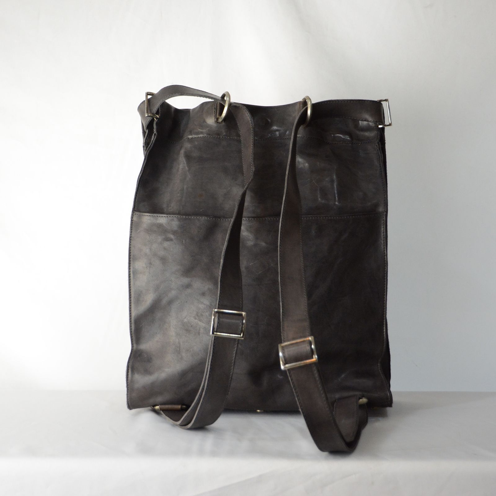 HORSE LEATHER BAG BACKPACK MW-4 UNLINED （82N）
