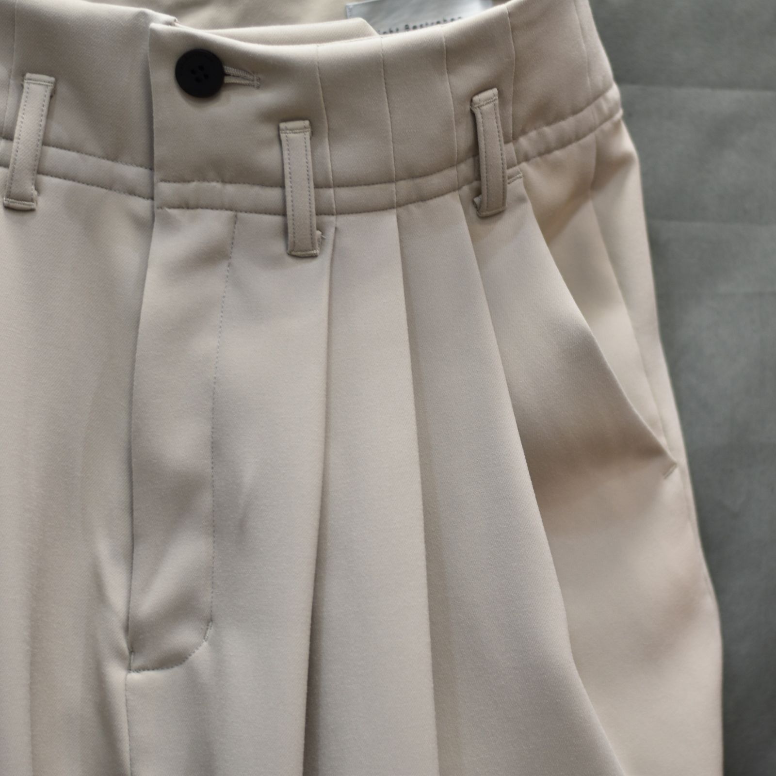 ハイウエストワイドパンツ / LB22SS-PT03-DT (BISCUIT)