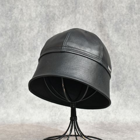 Cowhide Sailor Hat "SHEPHERD" (BLACK)｜カウハイド セーラーハット｜Y01014