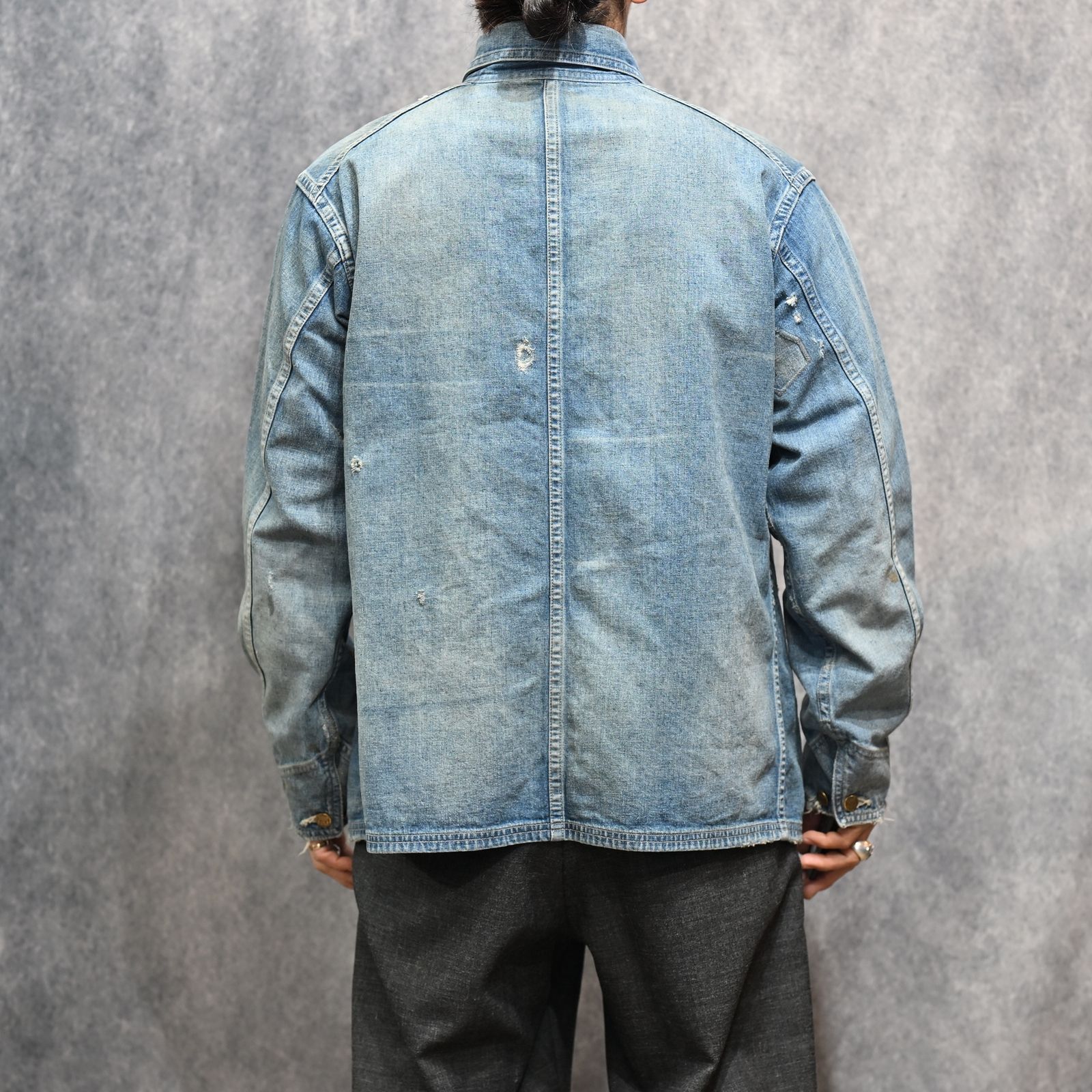 #024 LE CHORE JACKET （L.INDIGO） / カバーオール （ライトインディゴ） 2026SSJK-YY-0012