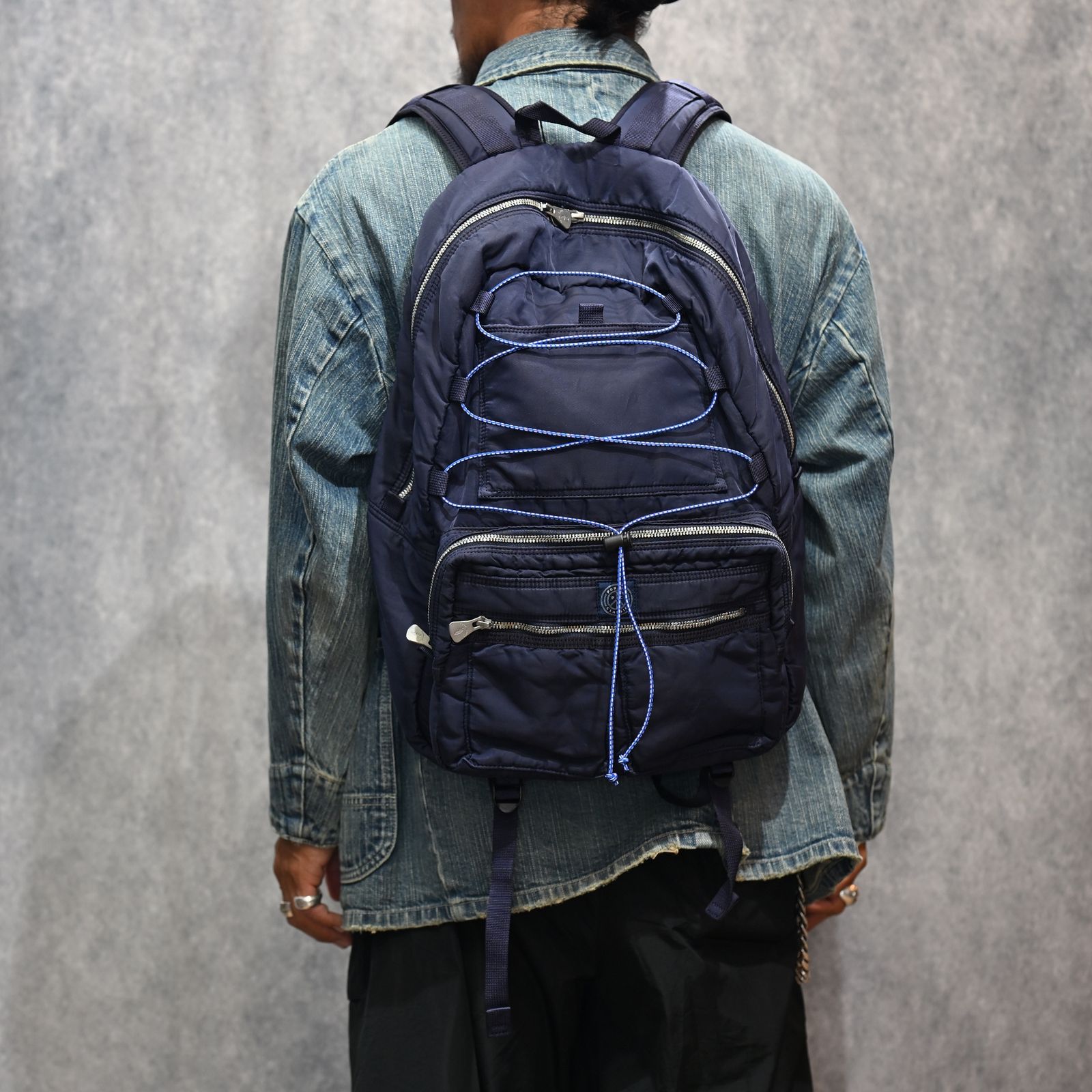 SUPER NYLON DAYPACK L (BLUE) / スーパーナイロン バックパック （ブルー） PC-015-264-40