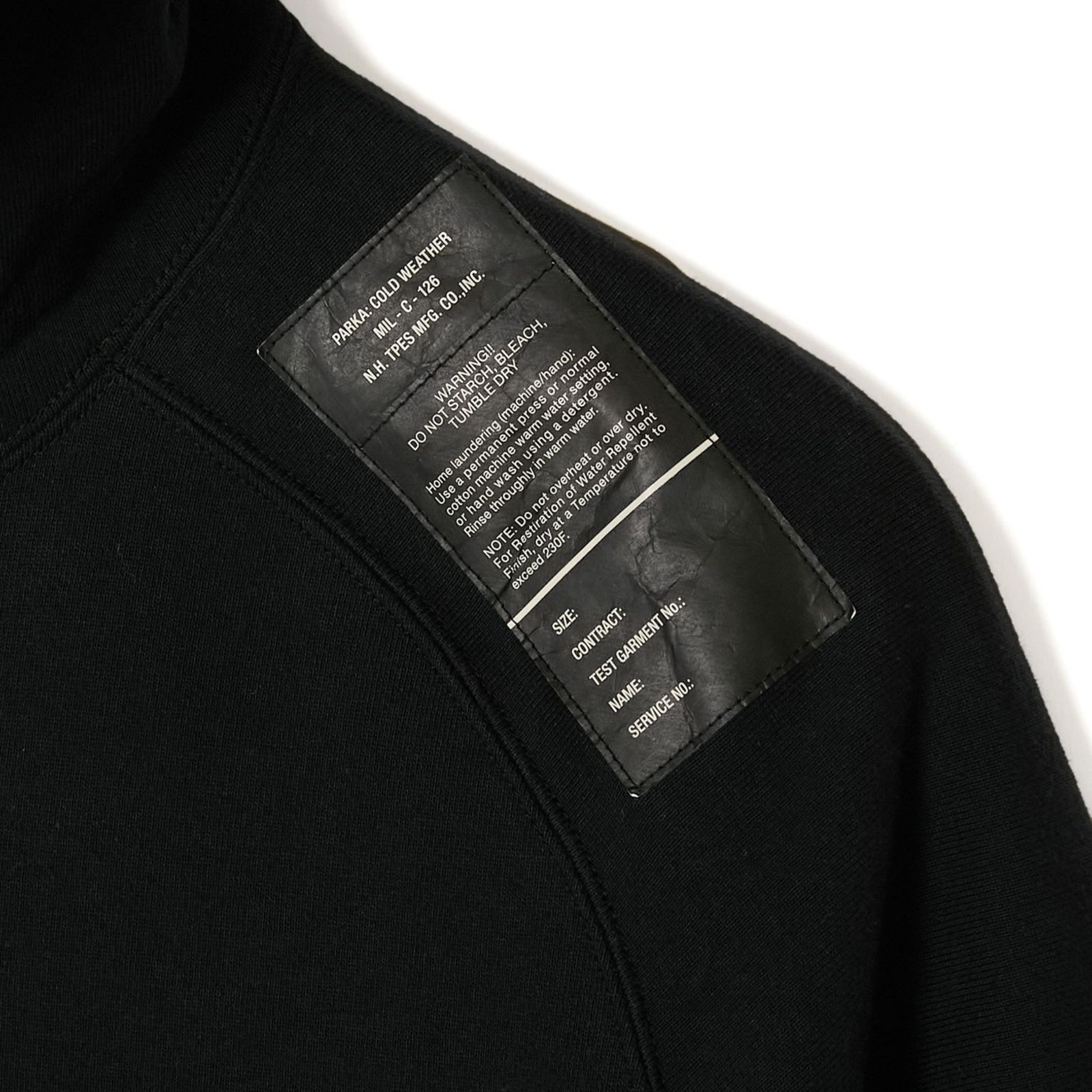 EXCHANGE POCKET HOODIE (BLACK) - フーディー パーカー （ブラック） / 9242-CS01-009