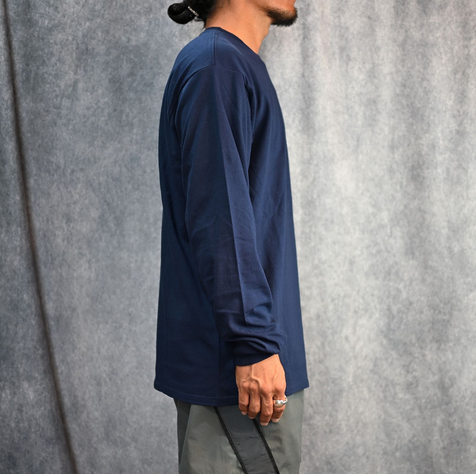 LONG SLEEVE T-SHIRT （NAVY） / ロングスリーブ TEE （ネイビー）