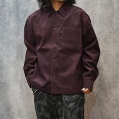 14W T/C CORDUROY SHIRT JACKET (BURGUNDY)｜コーデュロイ シャツジャケット｜CL-25AW008