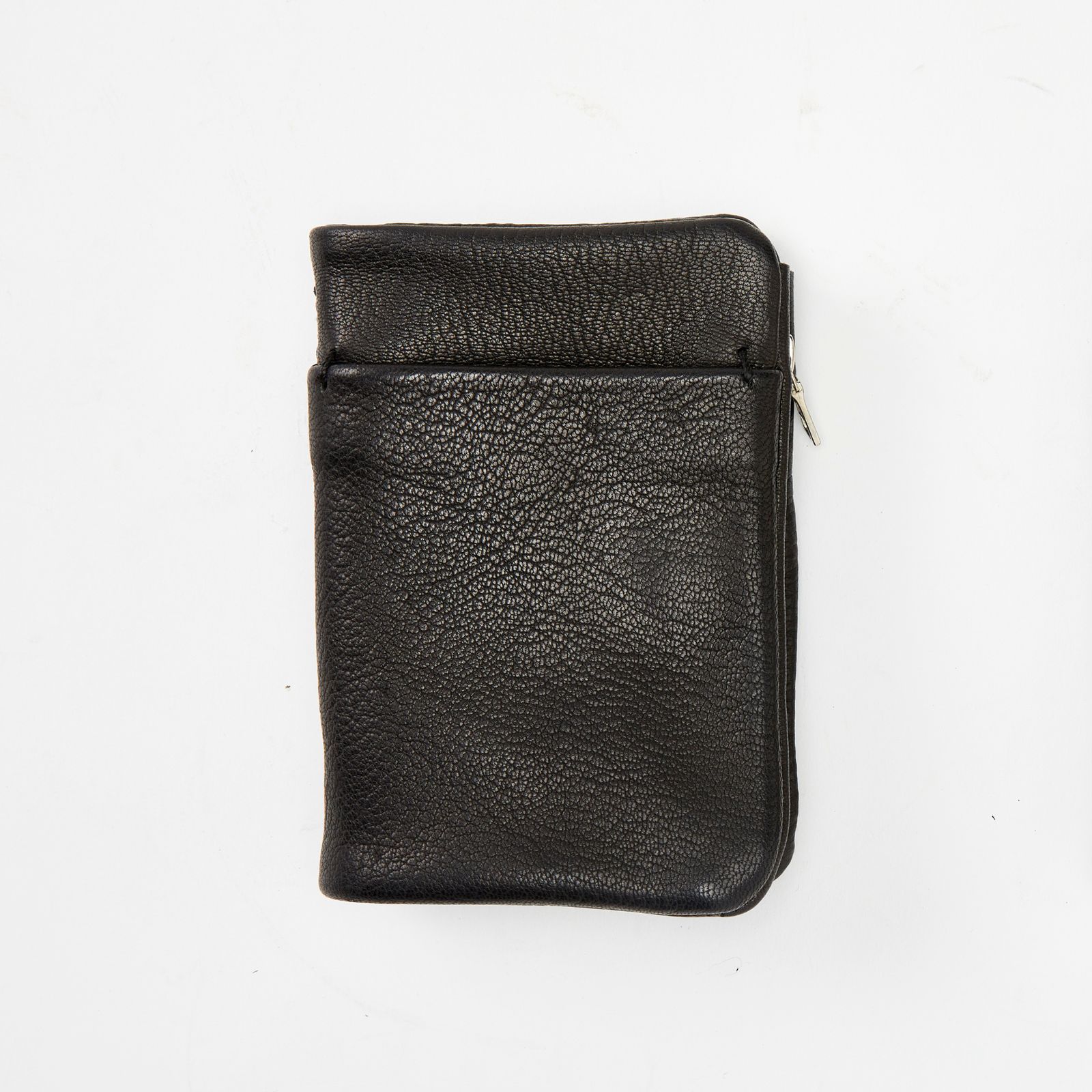 GUIDI ゴートタンニン 二つ折り財布 (BLACK / ブラック) / 890-04