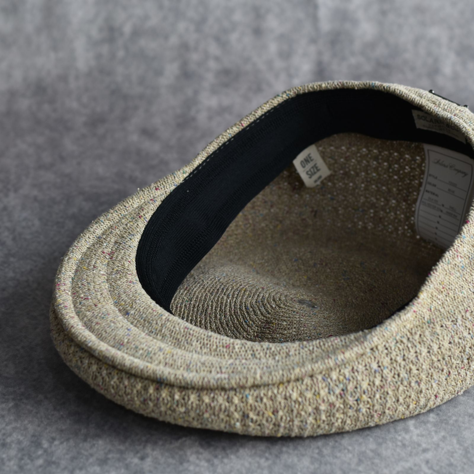 Silk Hunting Cap "GENTLEMAN" (BEIGE) / シルク ハンチング帽