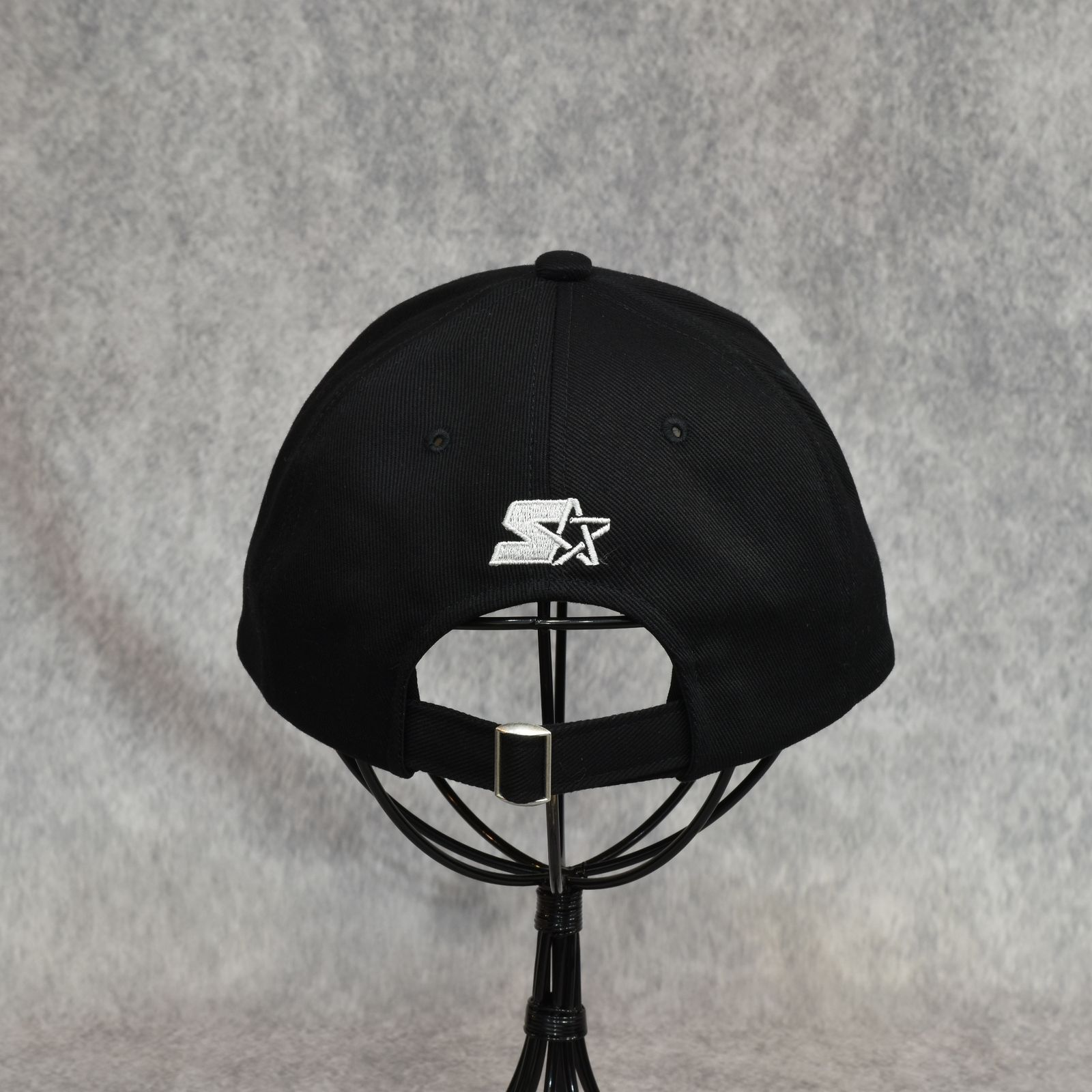 [FOOTBALL] Curved Visor Cap "TRAPBOY" (BLACK×BLACK)｜キャップ｜Y01008