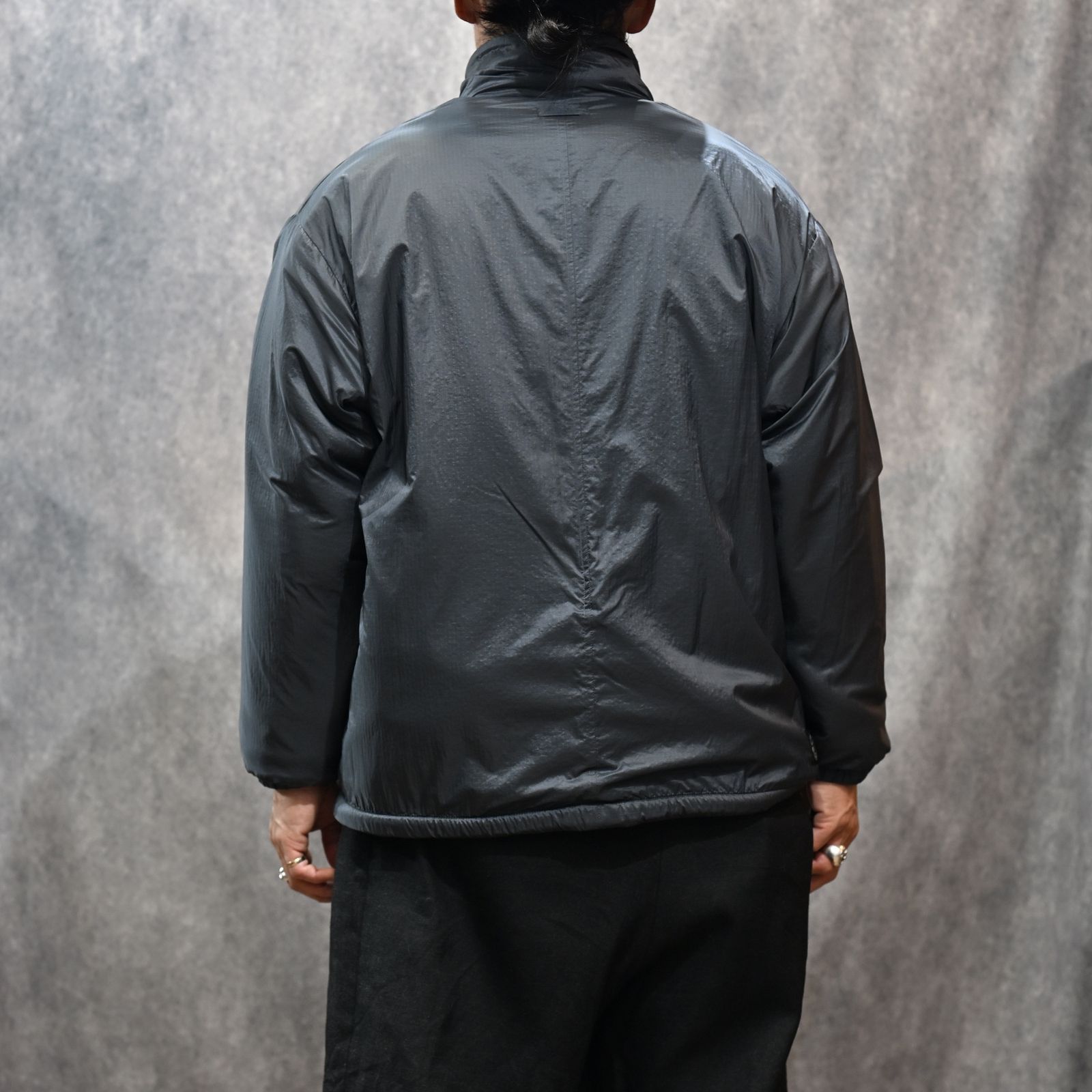 FLEECE LINER NYLON ZIP UP JACKET （BLACK）｜フリース リバーシブルジャケット （ブラック） PC-022-3623-10