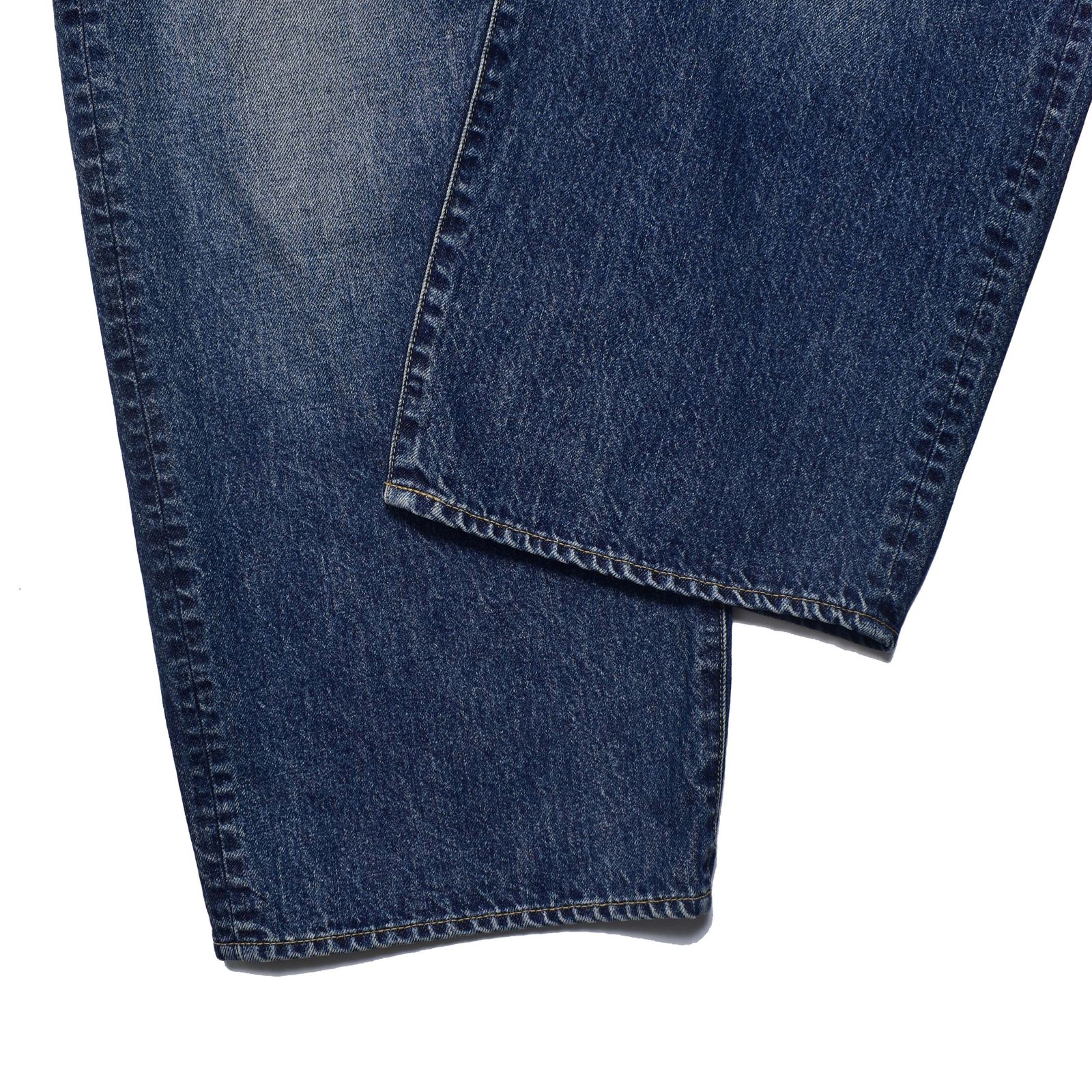 S.Wide Straight Cropped 5pocket USD （USD）｜クロップド デニムパンツ （インディゴ）｜2603-1002