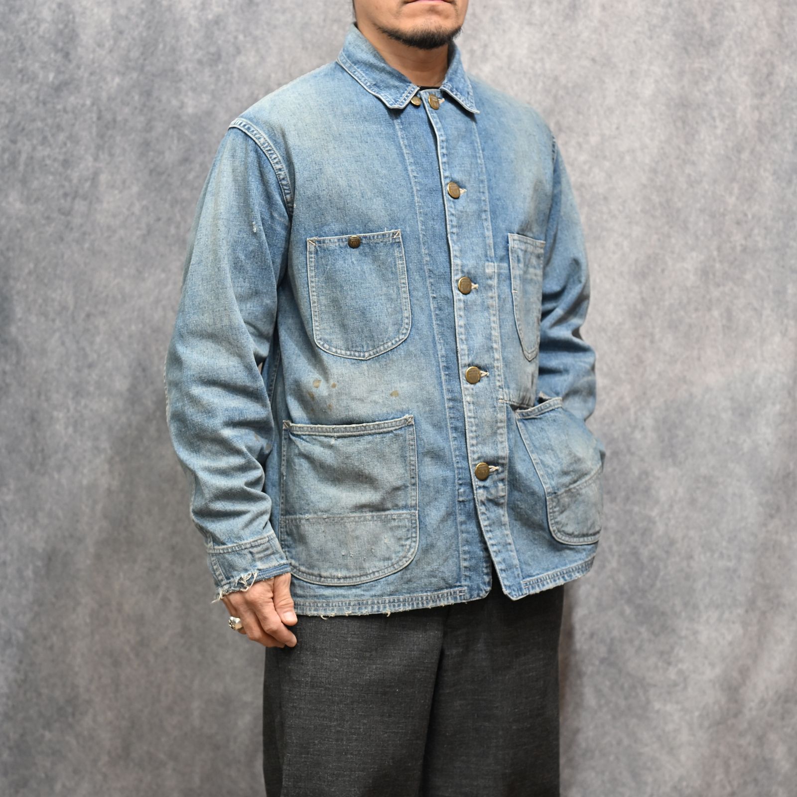 #024 LE CHORE JACKET （L.INDIGO） / カバーオール （ライトインディゴ） 2026SSJK-YY-0012