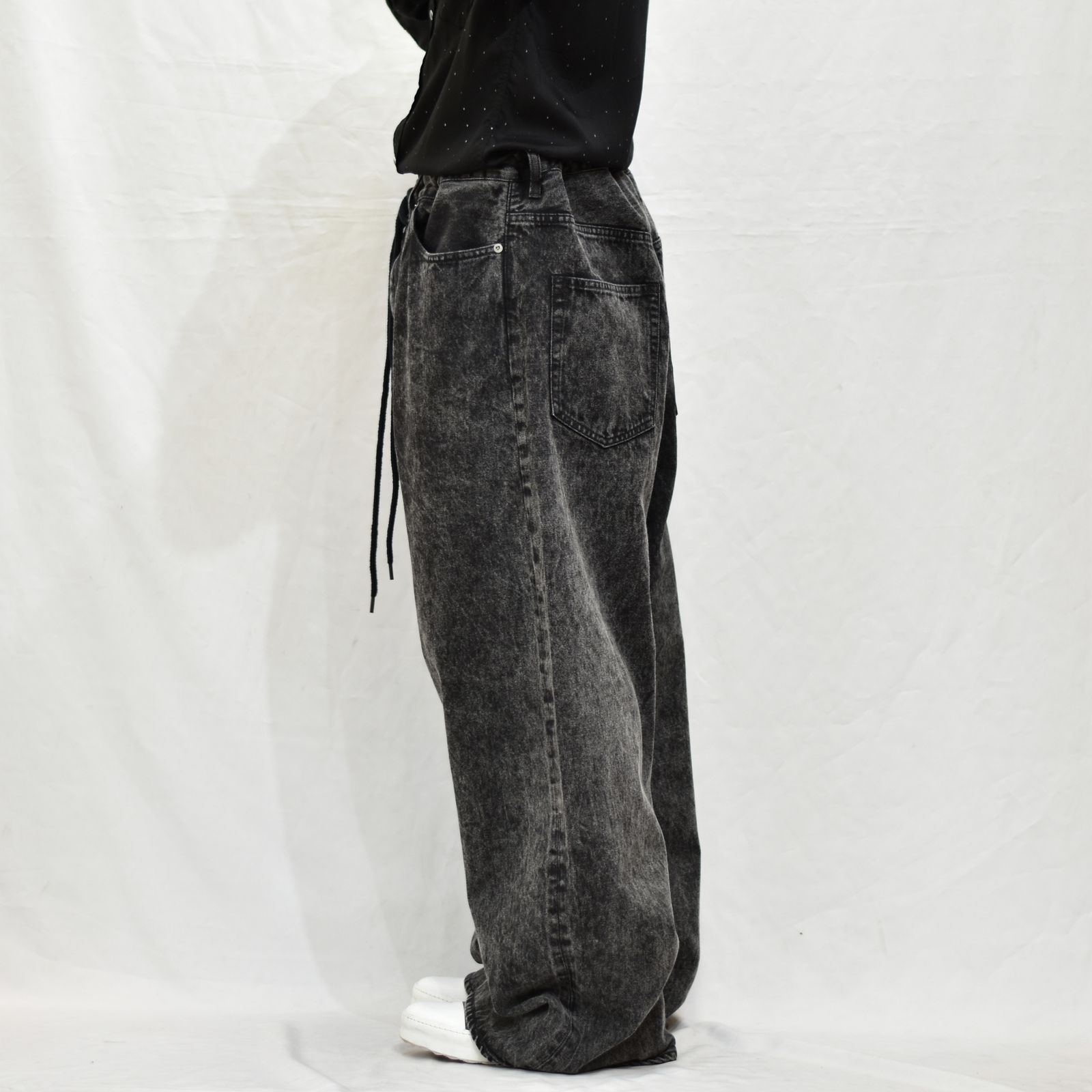 夜空 30 22AW Drawstring E.wide 5pocket BKC | www.italtras.com