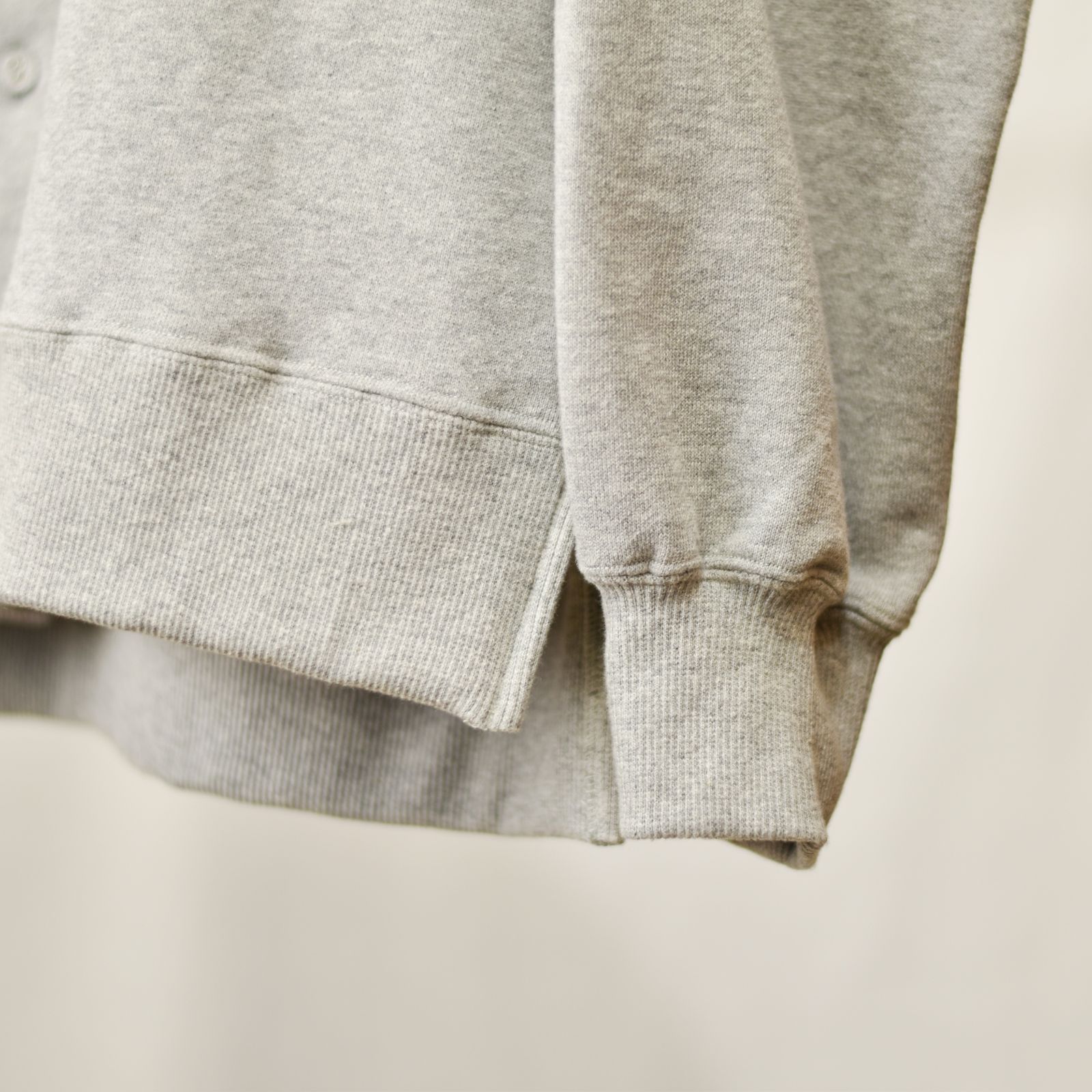 ニードルパンチ 切り替えシャツ / LB23SS-SH01-NDP (BLUE STRIPE×GRAY)