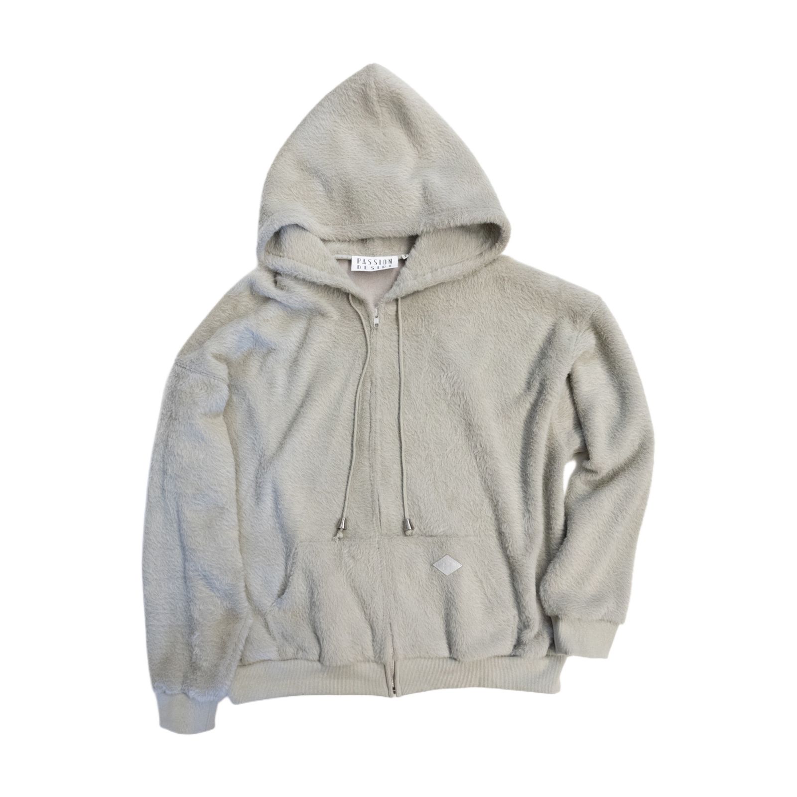 TEDDY BEAR HOODED SWEATER (MINT)｜テディベア スウェットパーカー｜PD25AC01