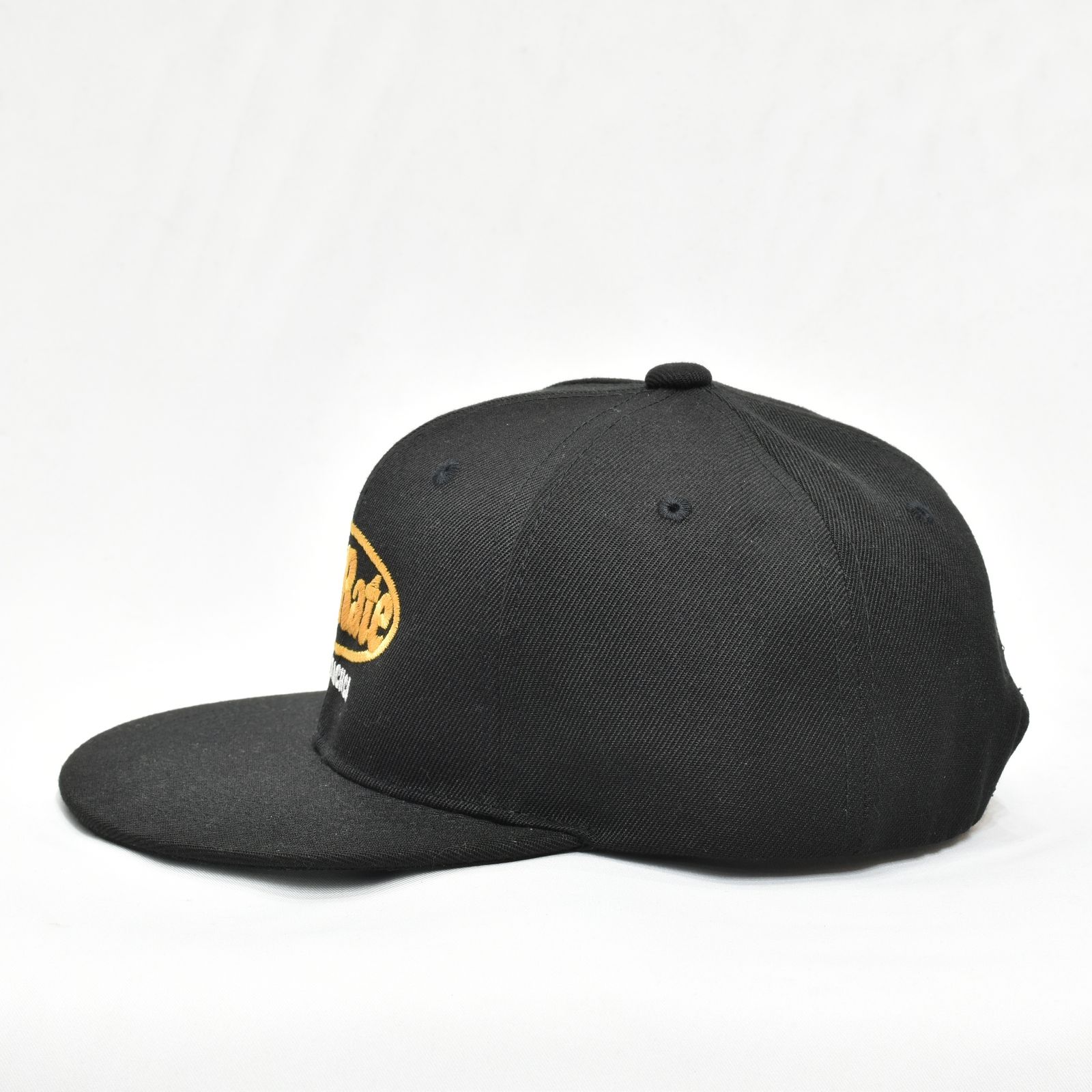 CUTRATE LOGO EMBROIDERY CAP  (BLACK/YELLOW)