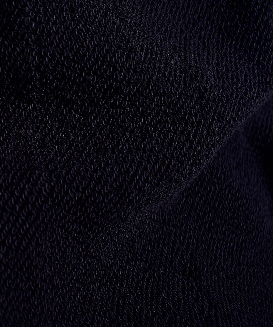 Bold Denim Border Crew neck Pullover