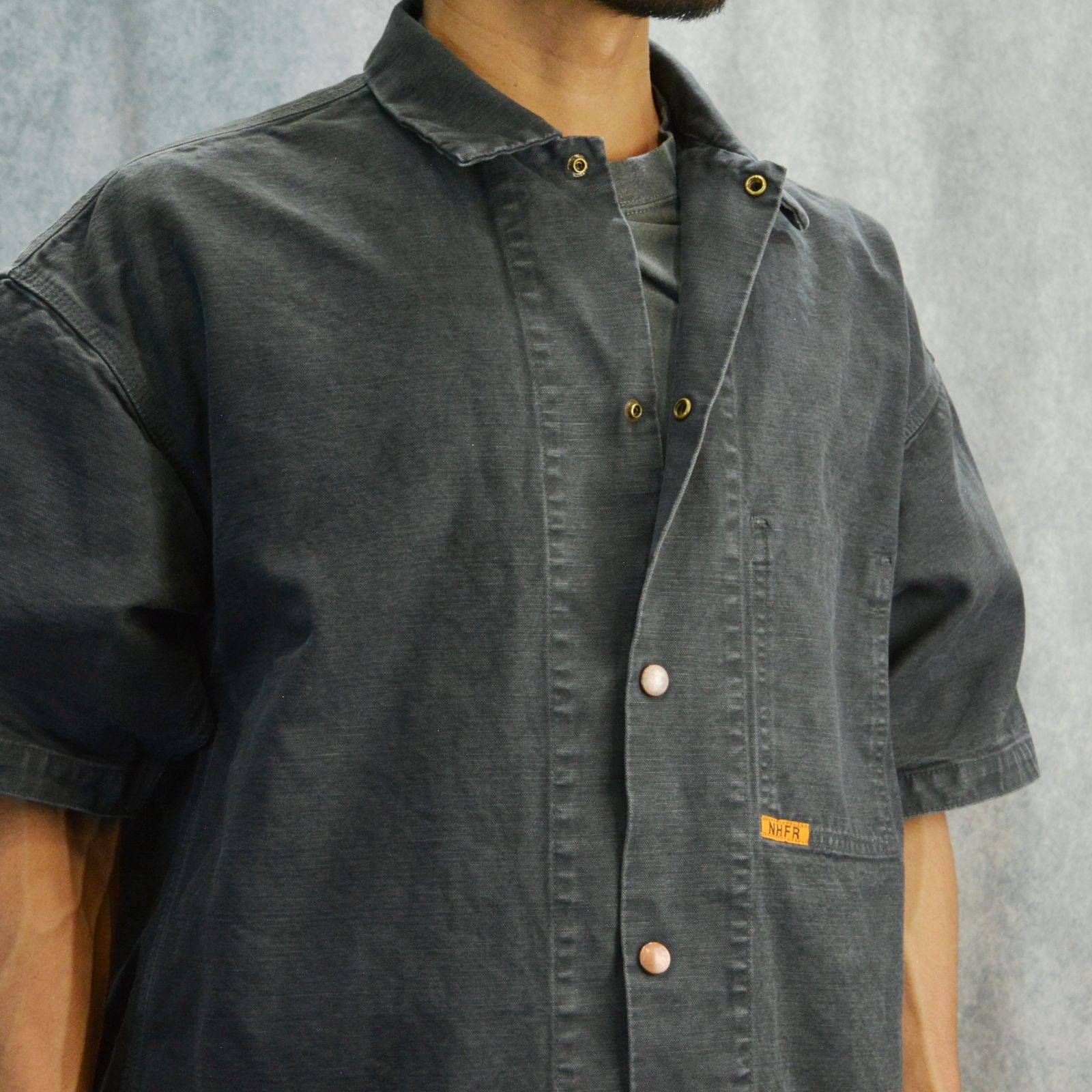 FR HALF SLEEVE SHIRT （CHARCOAL） 半袖シャツ （チャコール） 1251-SH01-001