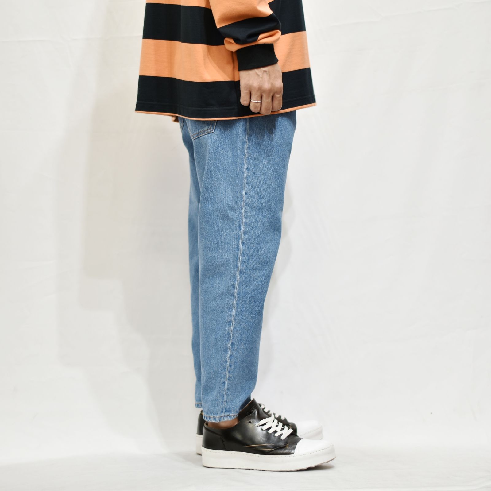 11OZ CROPPED DENIM PANTS (USED INDIGO BLUE)
