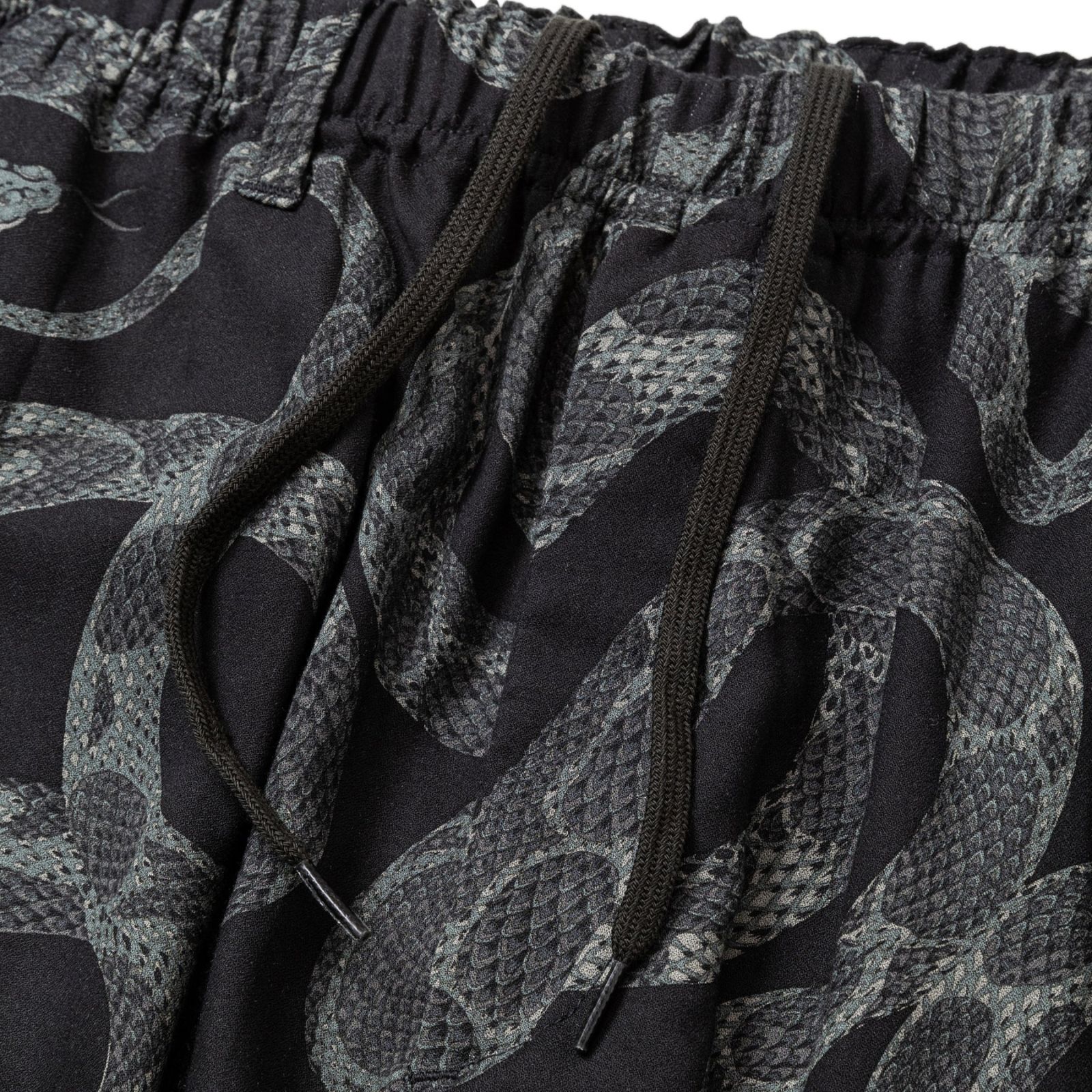 ALLOVER SNAKE PATTERN EASY TROUSERS ＜EXCLUSIVE＞ (BLACK) / スネーク柄 イージーパンツ