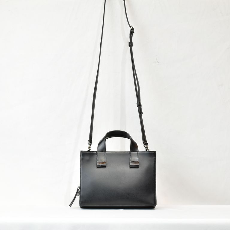 Yohji Yamamoto Discord Dz-I04-703 Mini Zipped Tote Bag Black