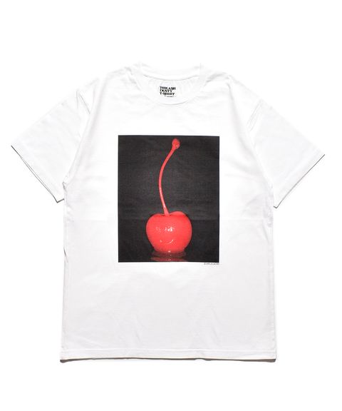 Carlijn Jacobs × Stie-lo Cherry T-SH （WHITE） カーライン・ジェイコブス フォトTシャツ カットソー