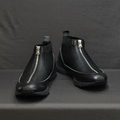 ディアストレッチレザー / ヴィブラムソール スニーカー （BLACK×BLACK）