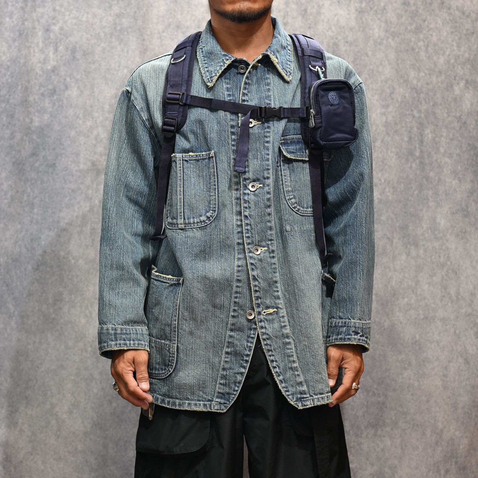 SUPER NYLON DAYPACK L (BLUE) / スーパーナイロン バックパック （ブルー） PC-015-264-40