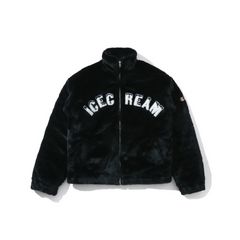 【ICECREAM】 FUR JACKET (BLACK)