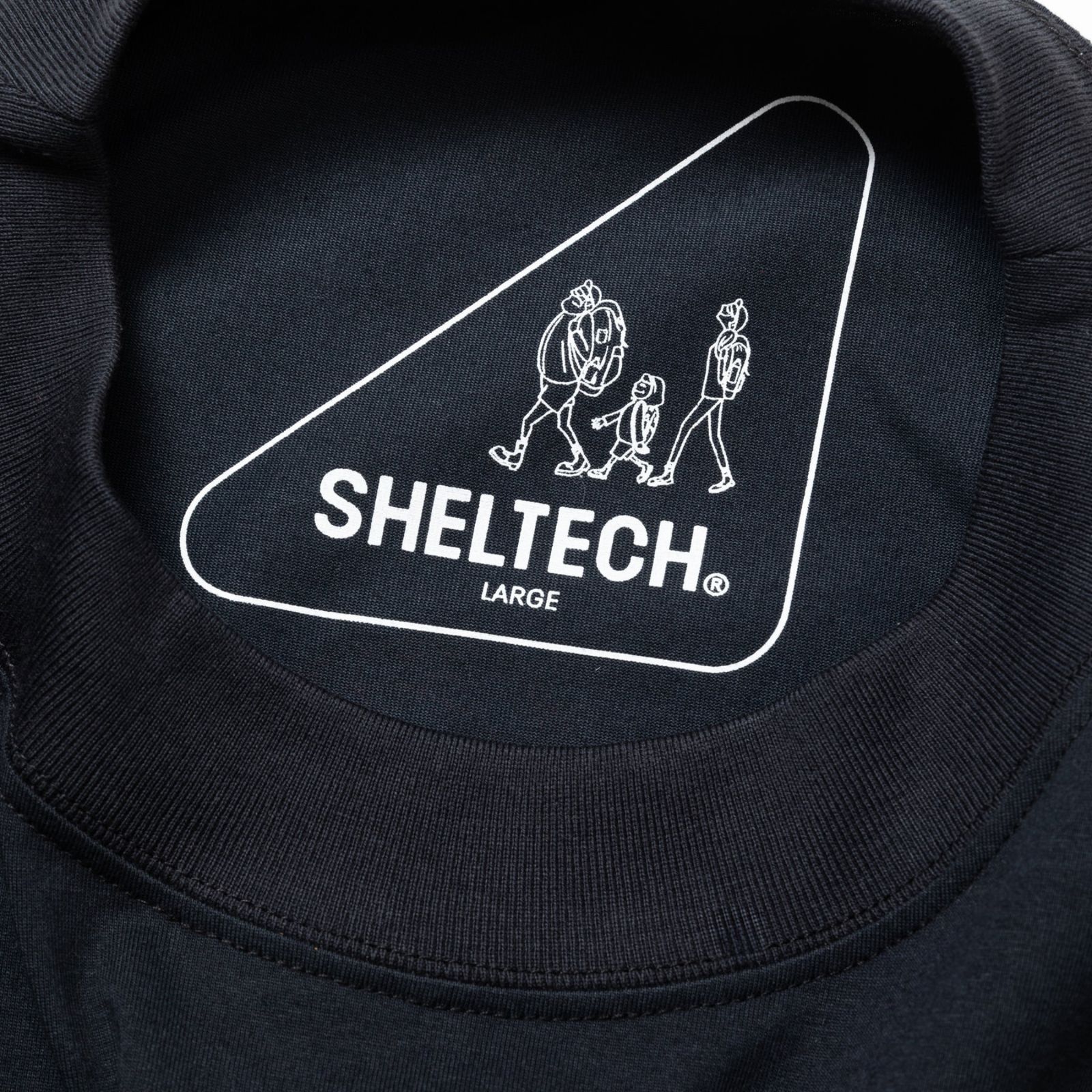 × SHELTECH®︎ CL SNAKE LOGO DROP SHOULDER TEE (BLACK) / シェルテック キャリー スネークロゴ ドロップショルダー 半袖Tシャツ