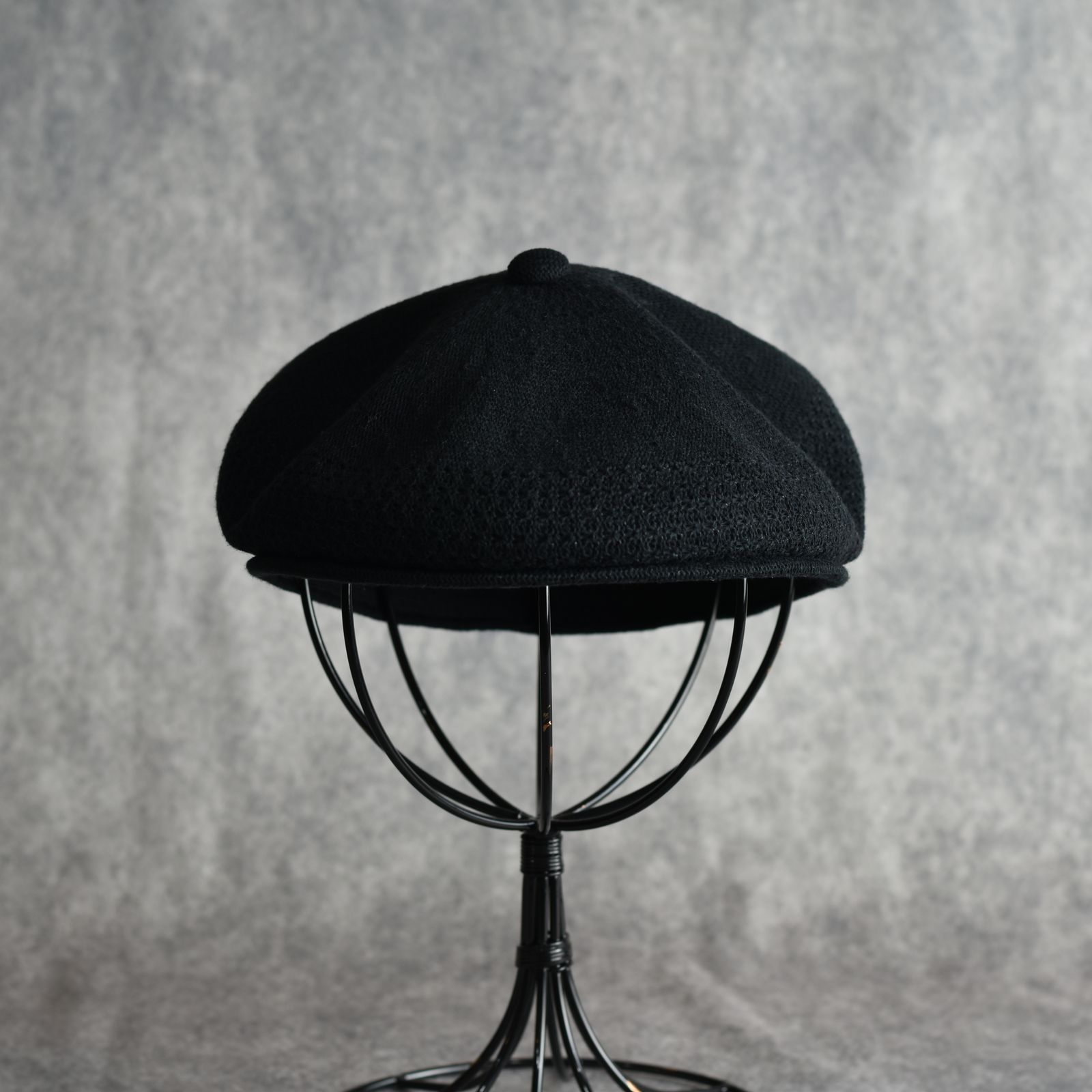 Linen Hunthing Cap "GENTLEMAN" (BLACK) / リネン ハンチング帽